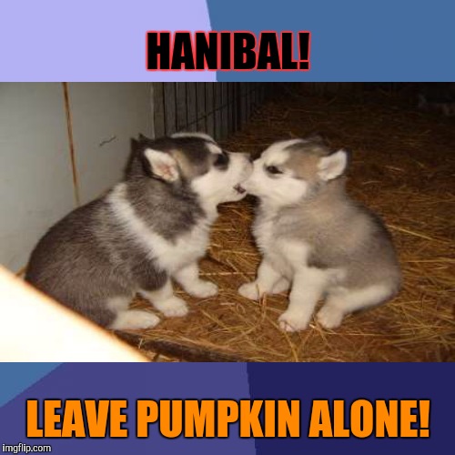 HANIBAL! LEAVE PUMPKIN ALONE! | made w/ Imgflip meme maker