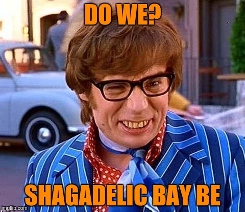 DO WE? SHAGADELIC BAY BE | made w/ Imgflip meme maker