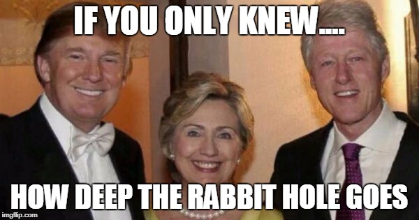 IF YOU ONLY KNEW.... HOW DEEP THE RABBIT HOLE GOES | made w/ Imgflip meme maker