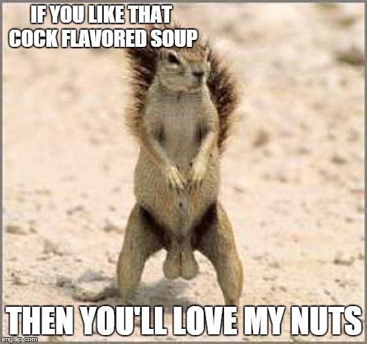 IF YOU LIKE THAT COCK FLAVORED SOUP THEN YOU'LL LOVE MY NUTS | made w/ Imgflip meme maker
