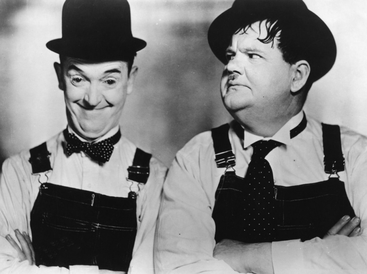 Laurel & Hardy Blank Meme Template