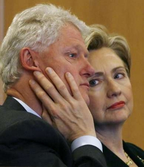 High Quality Bill and Hillary  Blank Meme Template