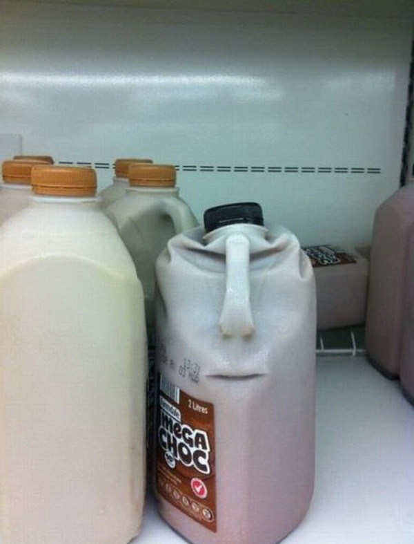 angry chocolate milk Blank Meme Template