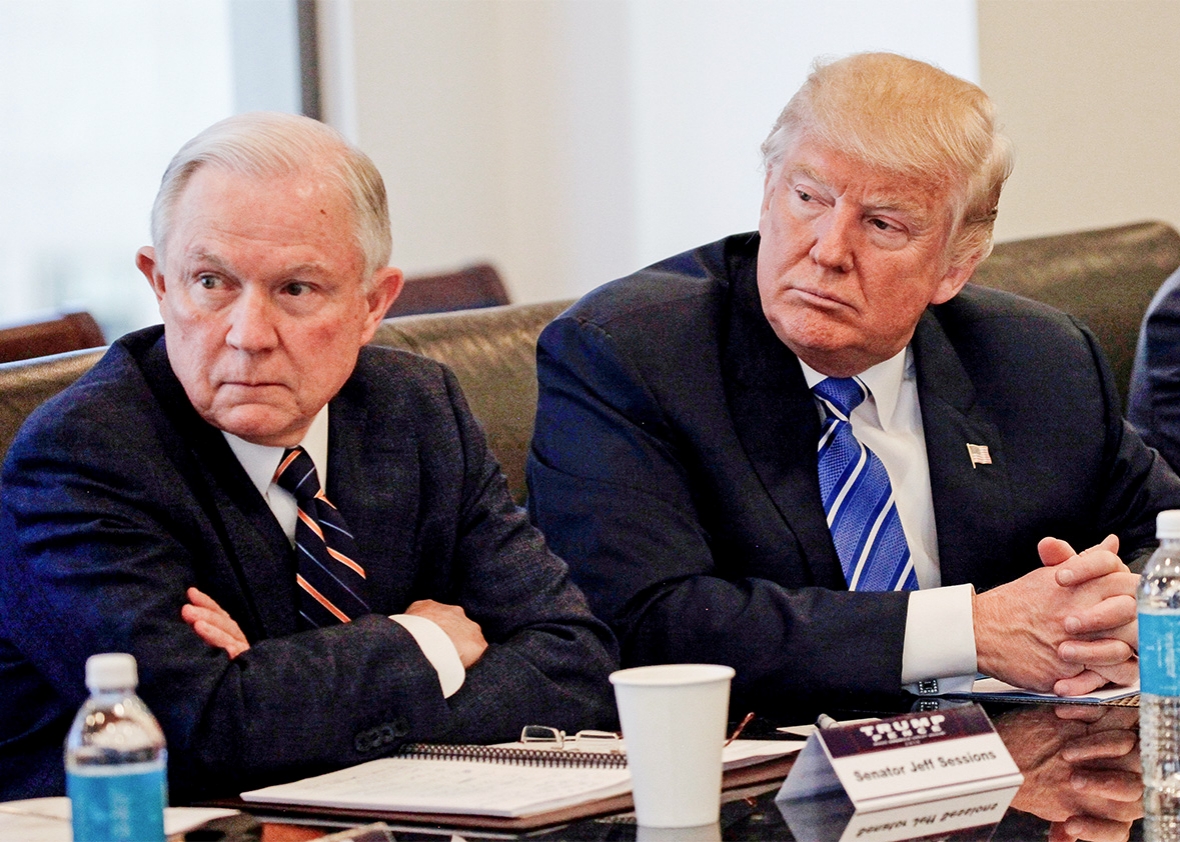 trump sessions  Blank Meme Template