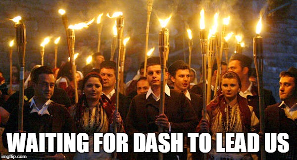 WAITING FOR DASH TO LEAD US | made w/ Imgflip meme maker