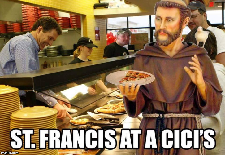 Saint Francis of Assisi | image tagged in saint francis | made w/ Imgflip meme maker