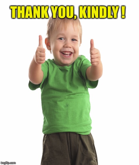 THANK YOU, KINDLY ! | made w/ Imgflip meme maker