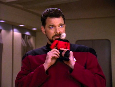 High Quality Will Riker goes to HR Blank Meme Template