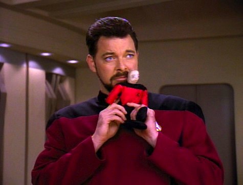 Will Riker goes to HR Blank Meme Template