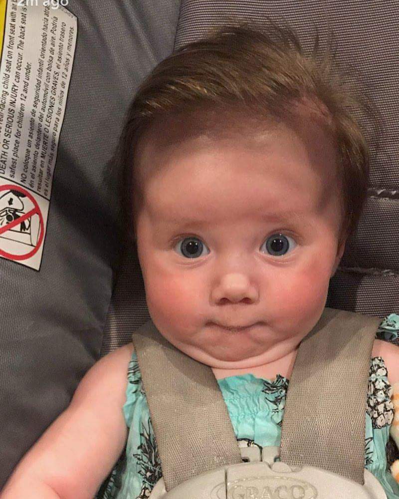 Baby face Blank Meme Template