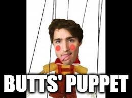 Butts' Puppet | BUTTS' PUPPET | image tagged in x all the y | made w/ Imgflip meme maker