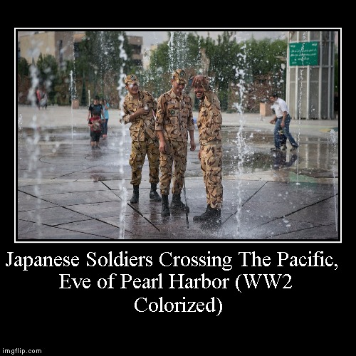 WW2 Japanese soldiers | image tagged in funny,demotivationals,ww2 | made w/ Imgflip demotivational maker