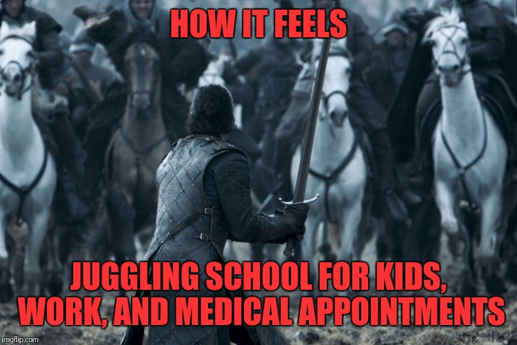 For.... Frodo?  Wtf is a Frodo? | HOW IT FEELS; JUGGLING SCHOOL FOR KIDS, WORK, AND MEDICAL APPOINTMENTS | image tagged in memes,funny,funny memes,dank | made w/ Imgflip meme maker
