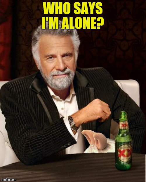WHO SAYS I'M ALONE? | made w/ Imgflip meme maker