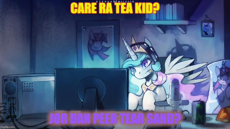 CARE RA TEA KID? JOR DAN PEER TEAR SAND? | made w/ Imgflip meme maker