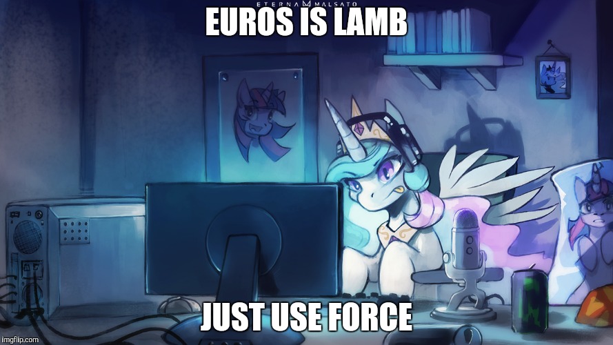 EUROS IS LAMB JUST USE FORCE | made w/ Imgflip meme maker