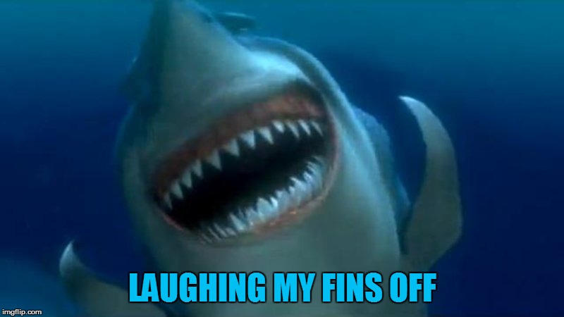 LAUGHING MY FINS OFF | made w/ Imgflip meme maker
