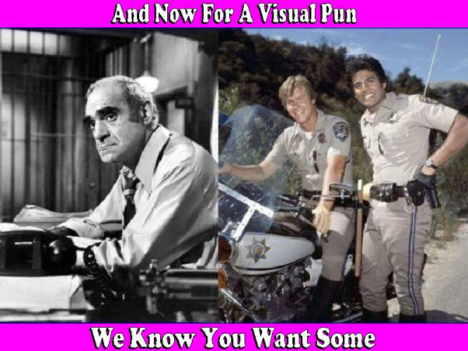 Monday is Punday! If you know your 70s shows, you'll get this easily | AND NOW FOR A VISUAL PUN; WE KNOW YOU WANT SOME | image tagged in punday,fish,chips,70s tv shows,memes | made w/ Imgflip meme maker