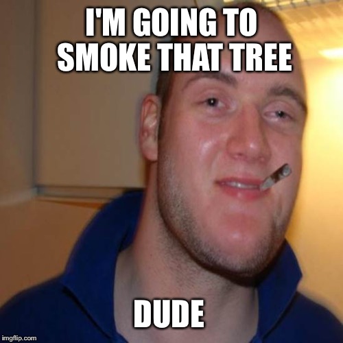 I'M GOING TO SMOKE THAT TREE DUDE | made w/ Imgflip meme maker