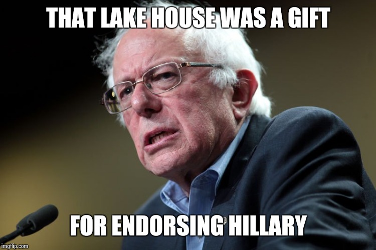 THAT LAKE HOUSE WAS A GIFT FOR ENDORSING HILLARY | made w/ Imgflip meme maker