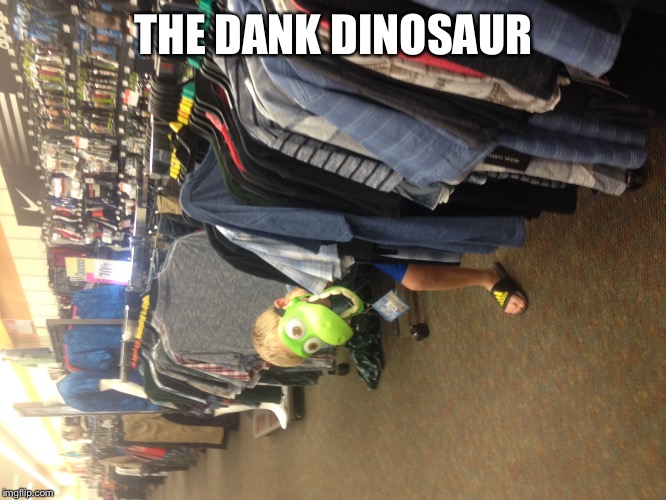 THE DANK DINOSAUR | image tagged in dank memes,shrek | made w/ Imgflip meme maker