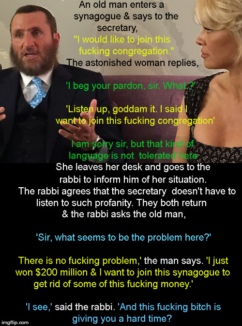 Great Rabbi JOKE | image tagged in jokes,funny,funny memes,rabbi jokes,jewish joke,lol | made w/ Imgflip meme maker