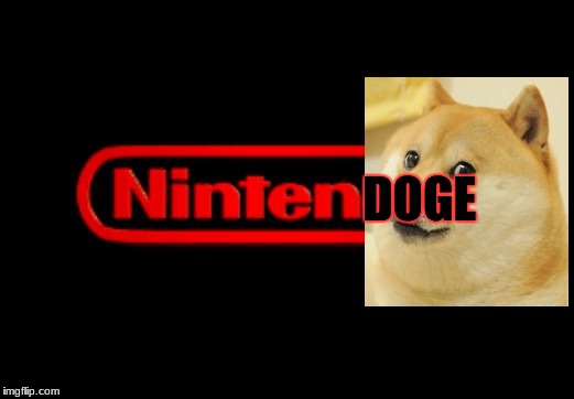 Nintendo Logo | DOGE | image tagged in nintendo logo | made w/ Imgflip meme maker