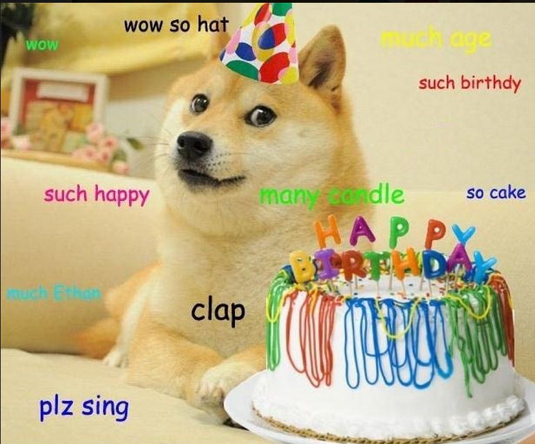Birthday Doge Blank Template Imgflip
