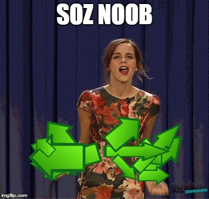 SOZ NOOB | made w/ Imgflip meme maker