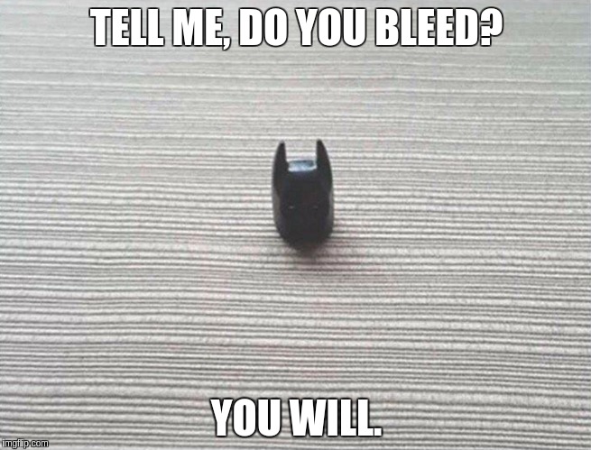 TELL ME, DO YOU BLEED? YOU WILL. | made w/ Imgflip meme maker