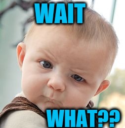 Skeptical Baby Meme | WAIT WHAT?? | image tagged in memes,skeptical baby | made w/ Imgflip meme maker