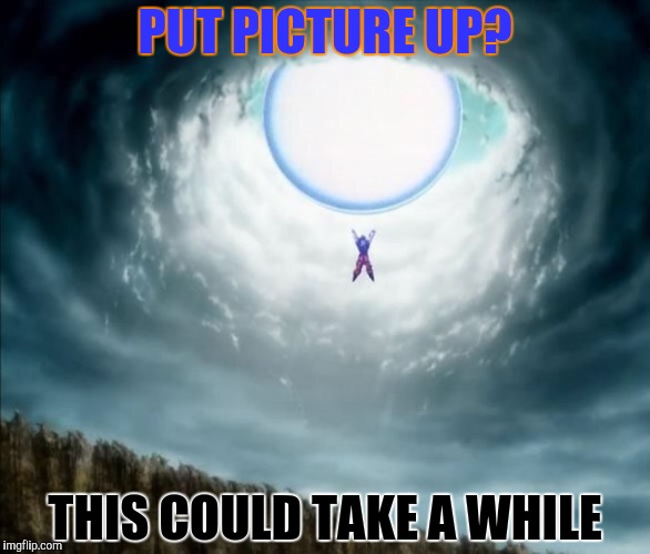 PUT PICTURE UP? THIS COULD TAKE A WHILE | made w/ Imgflip meme maker