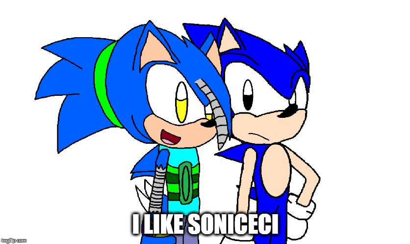 I like SoniCeci | I LIKE SONICECI | image tagged in soniceci | made w/ Imgflip meme maker
