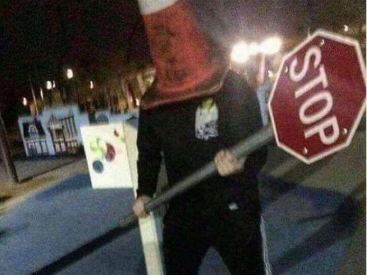 Stop Sign Blank Meme Template