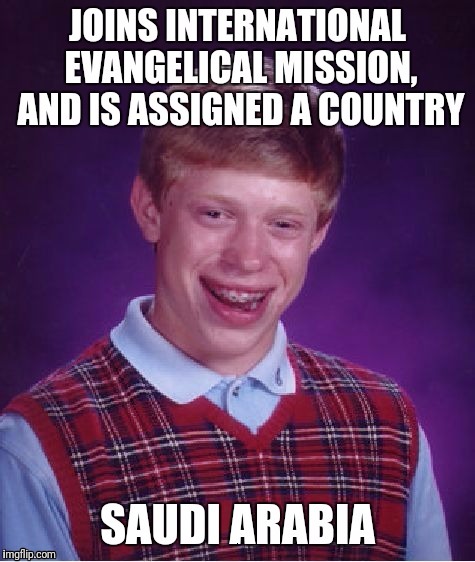Bad luck Brian becomes a preacher | . | image tagged in memes,bad luck brian | made w/ Imgflip meme maker