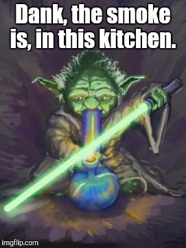Dank, the smoke is, in this kitchen. | made w/ Imgflip meme maker