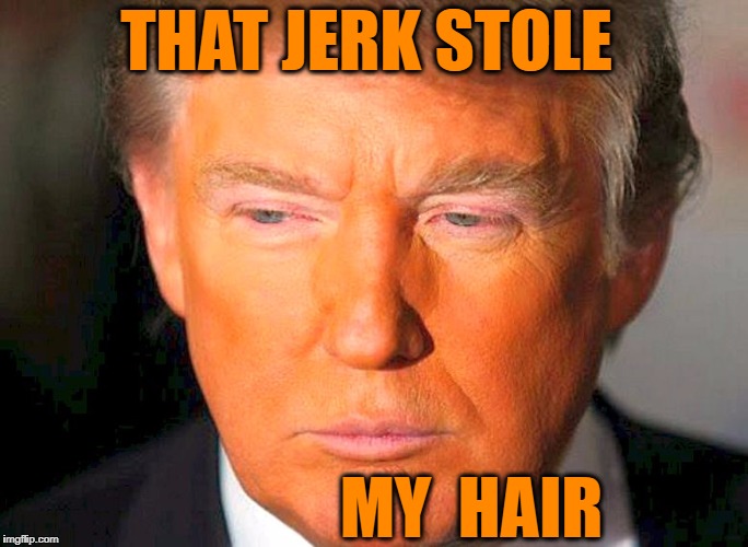 THAT JERK STOLE MY  HAIR | made w/ Imgflip meme maker