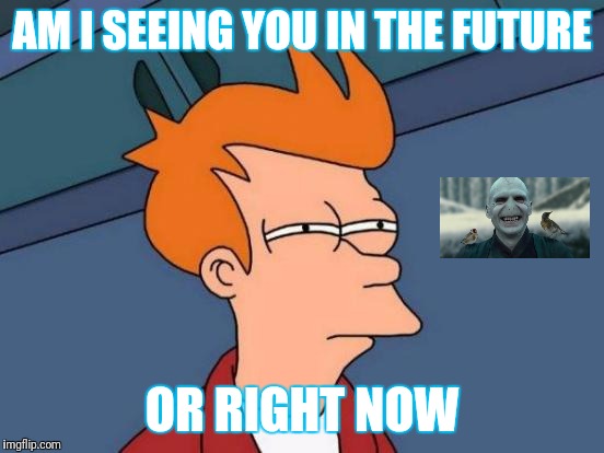 Futurama Fry | AM I SEEING YOU IN THE FUTURE; OR RIGHT NOW | image tagged in memes,futurama fry | made w/ Imgflip meme maker