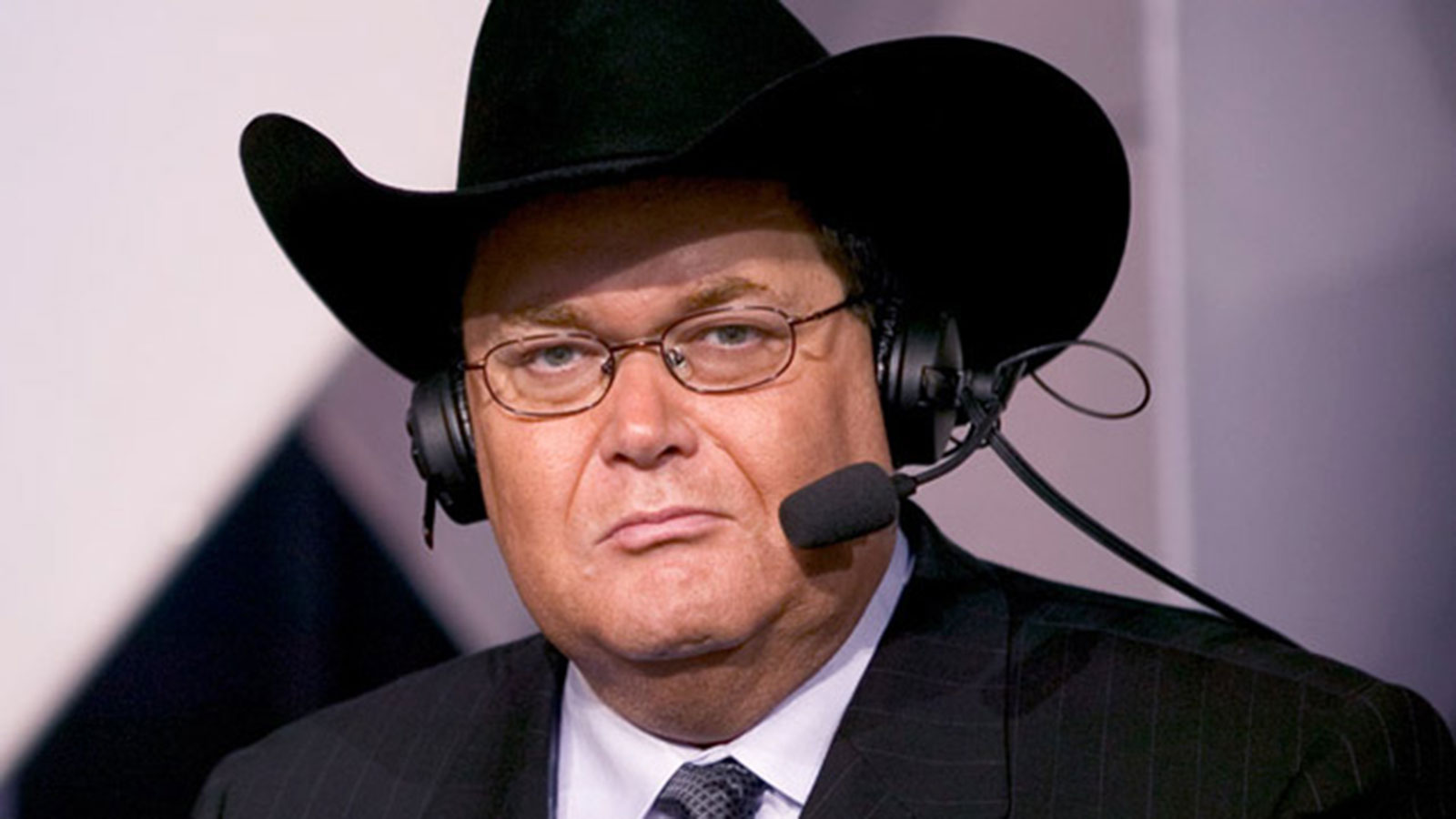 High Quality Jim Ross - headset Blank Meme Template