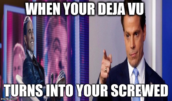 Our Hunger Games reality  | WHEN YOUR DEJA VU; TURNS INTO YOUR SCREWED | image tagged in white house,trump,hunger games,reality,sudden realization,deja vu | made w/ Imgflip meme maker