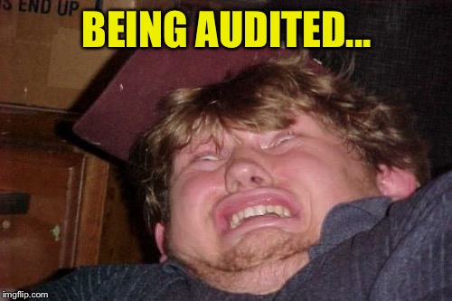 BEING AUDITED... | made w/ Imgflip meme maker