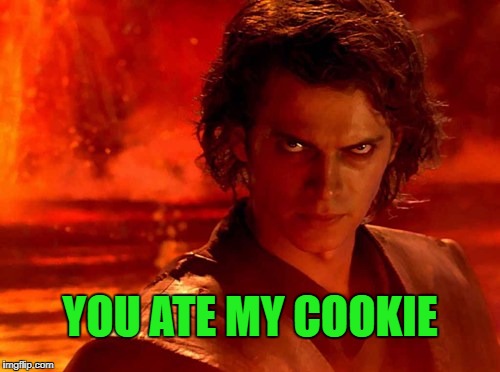 You Underestimate My Power Meme | YOU ATE MY COOKIE | image tagged in memes,you underestimate my power | made w/ Imgflip meme maker