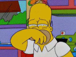 Homer Simpson Crying Blank Meme Template