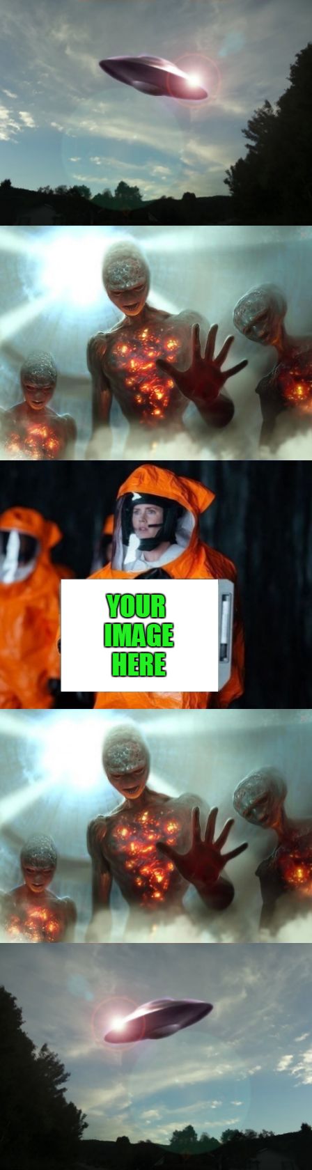 Alien Communication Attempted Blank Meme Template