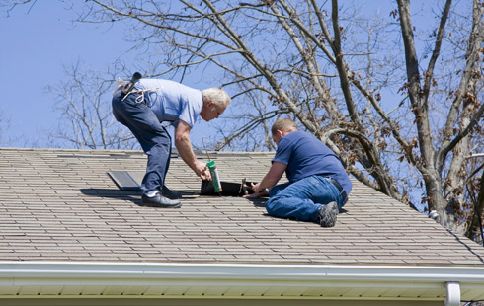 Fixing hole in roof Blank Meme Template