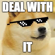 DEAL WITH; IT | made w/ Imgflip meme maker