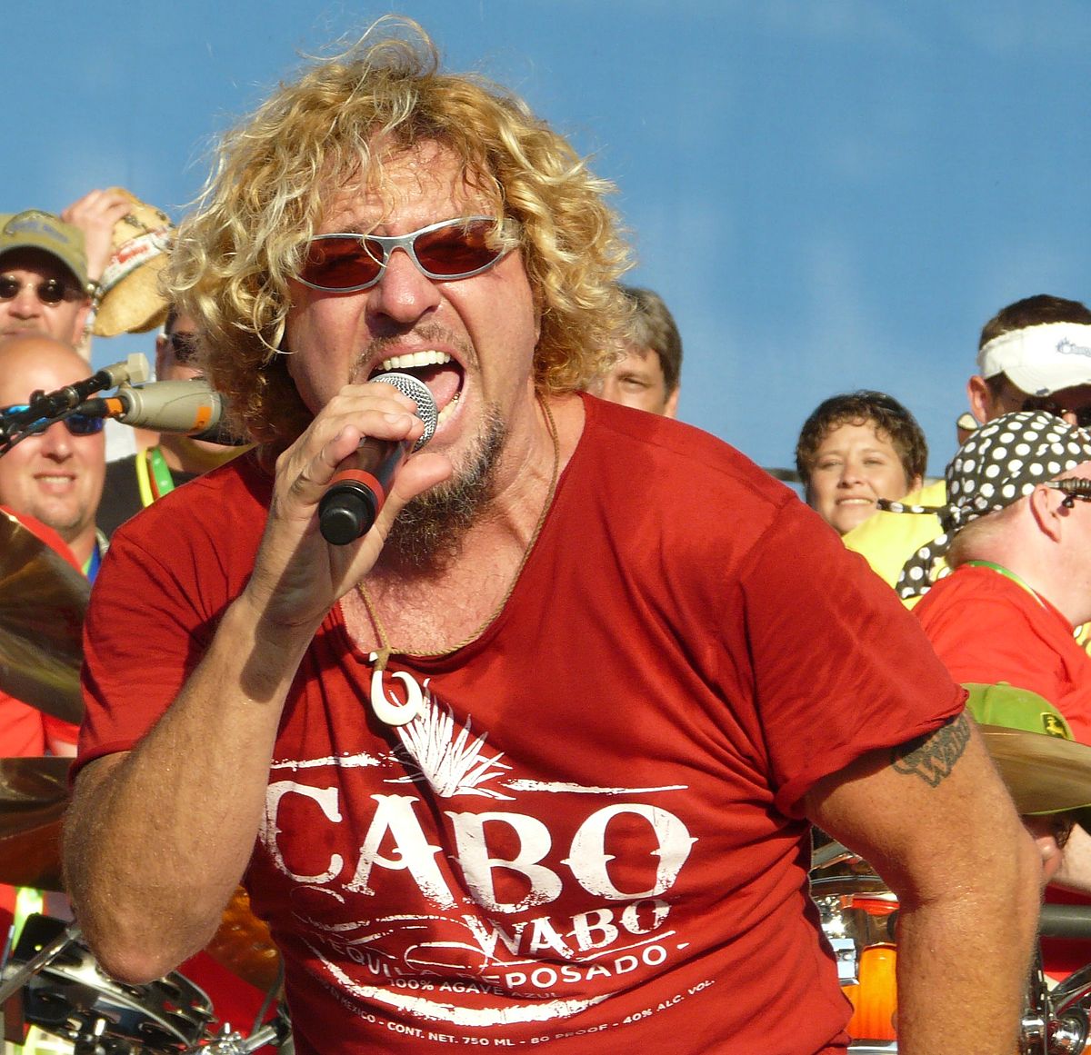 Sammy Hagar 55 Blank Meme Template