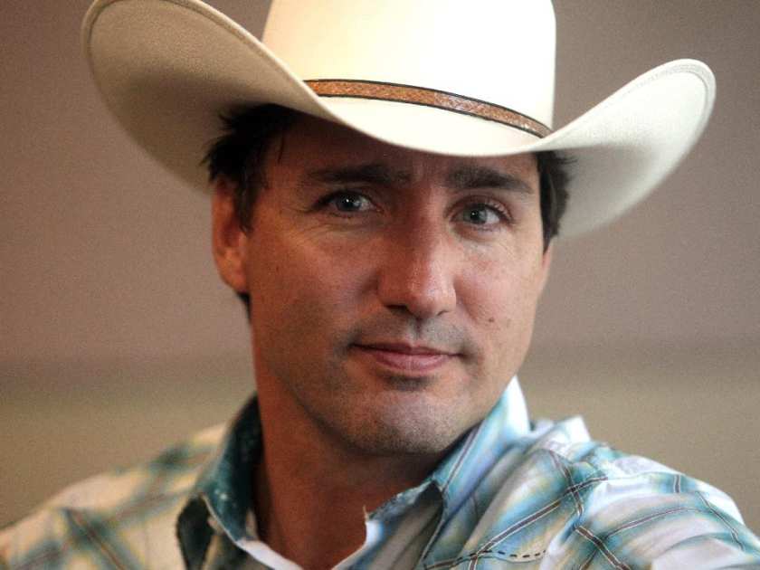 High Quality Justin Trudeau Hat Blank Meme Template