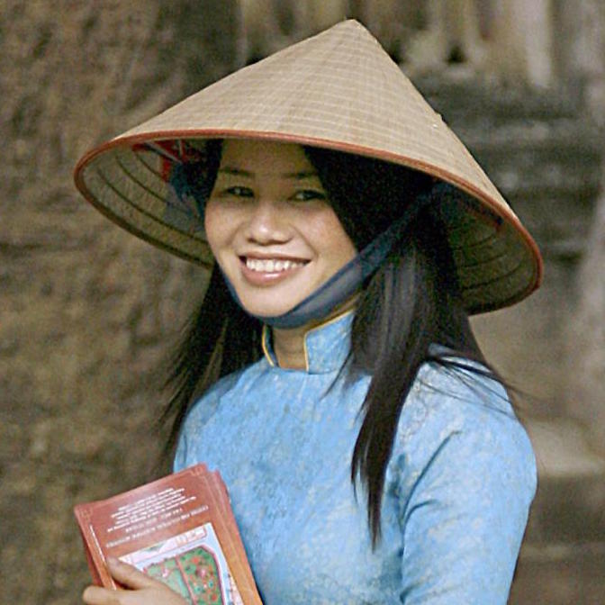 High Quality Asian-Hat Blank Meme Template