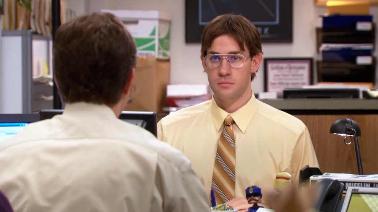 Jim as Dwight Blank Meme Template